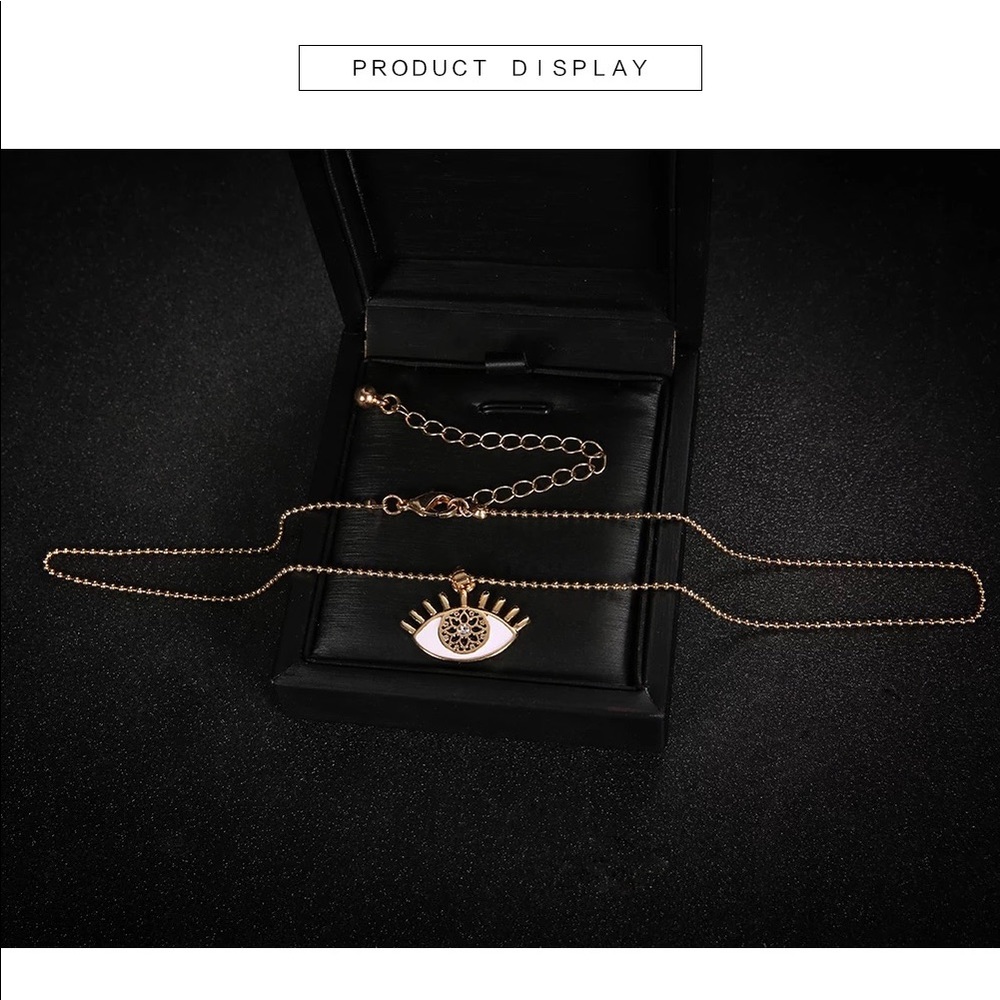 3/$30 💙 Evil Eye Pendant Necklace - Picture 7 of 8